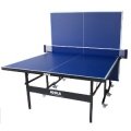 Photo of partly folded table tennis table