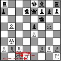 Sample Chess Game - White's twelfth move