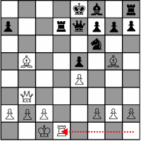 Sample Chess Game - White's fourteenth move