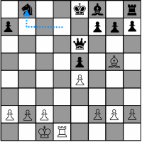 Sample Chess Game - Black's sixteenth move