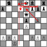 Sample Chess Game - White's seventeenth move for checkmate