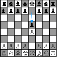 Sample Chess Game - Black's first move