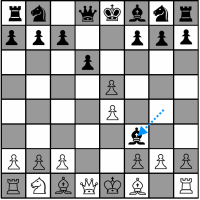 Sample Chess Game - Black's fourth move