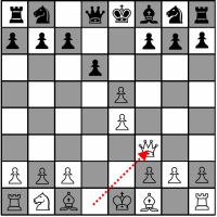 Sample Chess Game - White's fifth move