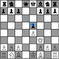 Sample Chess Game - Black's fifth move