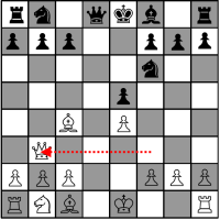 Sample Chess Game - White's seventh move
