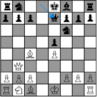 Sample Chess Game - Black's seventh move