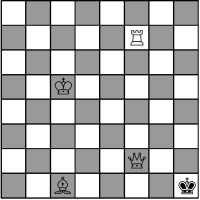 An example of stalemate in chess