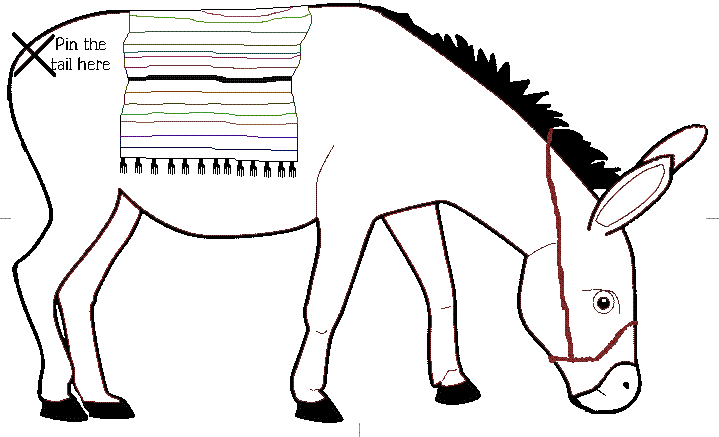 Printable Pin the Tail on the Donkey