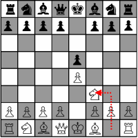 Sample Chess Game - White's second move