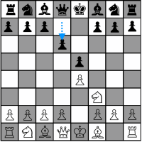 Sample Chess Game - Black's second move