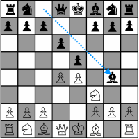 Sample Chess Game - Black's third move